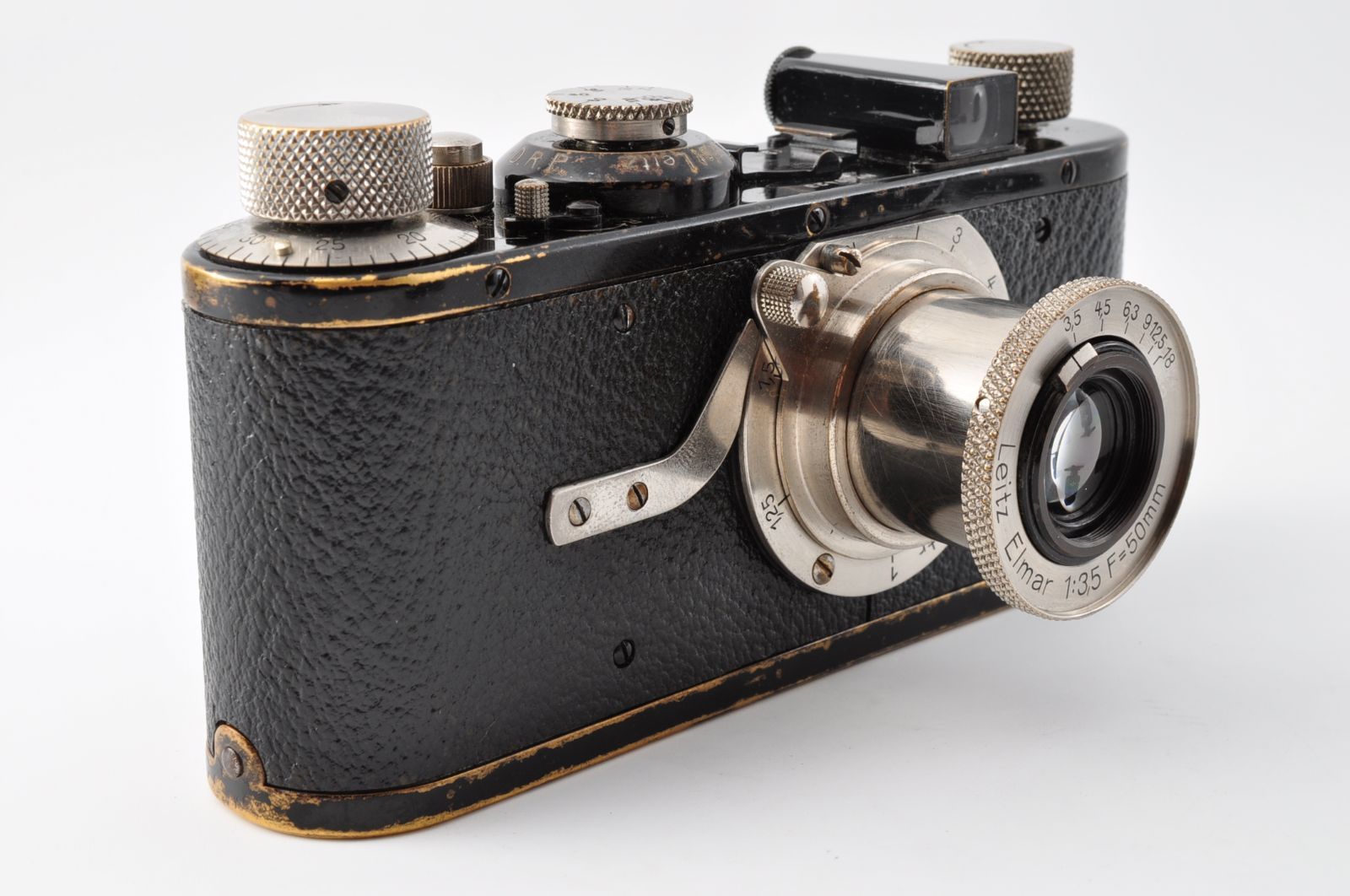 美品 保障付 動作確認済】Rare Leica A Black Film Camera + Elmar 