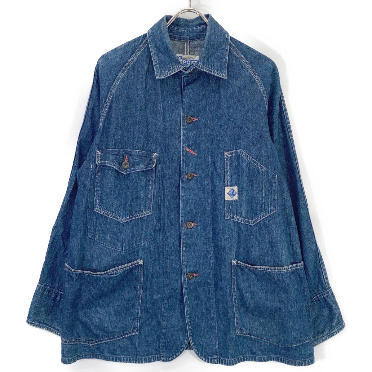 POST OVERALLS ポストオーバーオールズ USA製 ﾃﾞﾆﾑ Eeginees'JKT