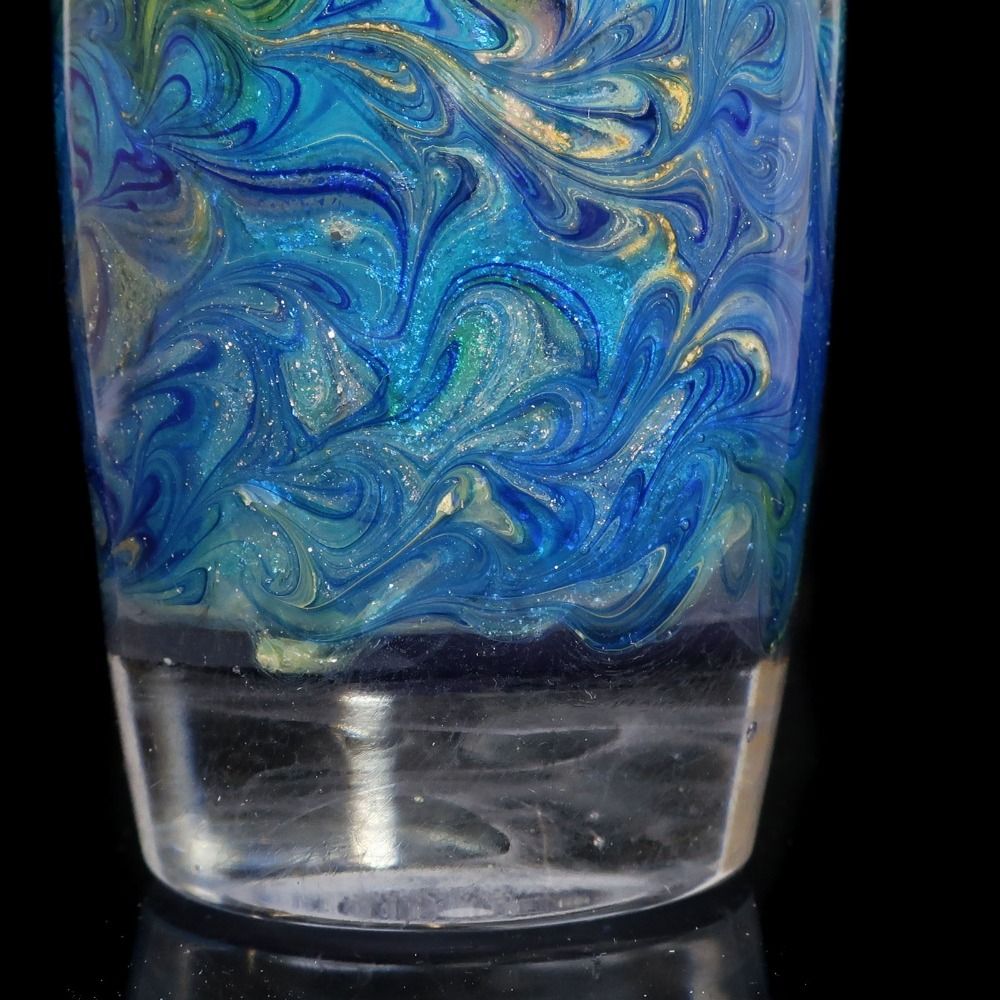 小暮紀一 作 コアガラス 蜻蛉玉丙午 ぐい呑み ガラス _ 酒器 - メルカリ