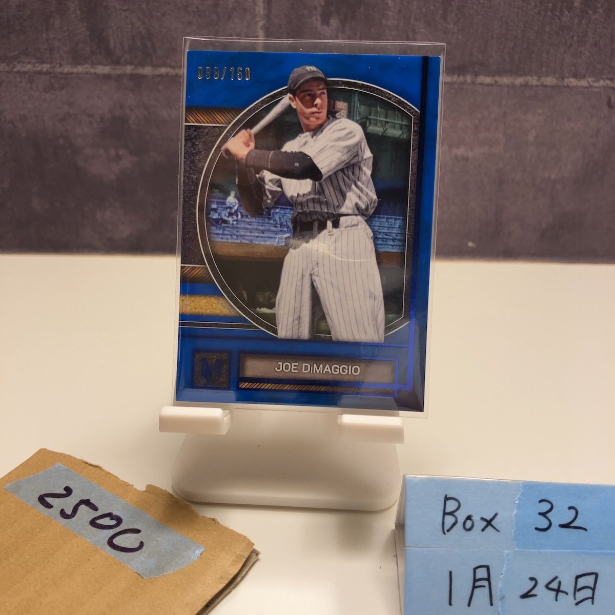2025 Topps Joe DiMaggio 099/150 New York Yankees Blue parallel