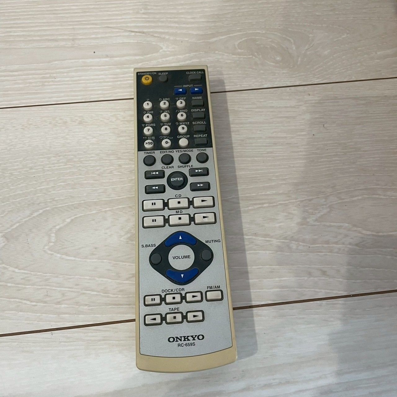 動作品】ONKYO/FR-N7TX/CD/MDコンポ/スピーカーD-N7TX付/リモコン付