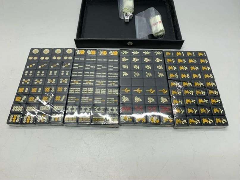 激レア 麻雀牌 黒 ブラック 未使用 昭和レトロ A5068G00 - メルカリ