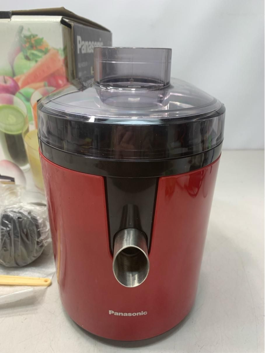 Panasonic 高速ジューサー MJ-H200 レッド 洗いやすい ミキサー