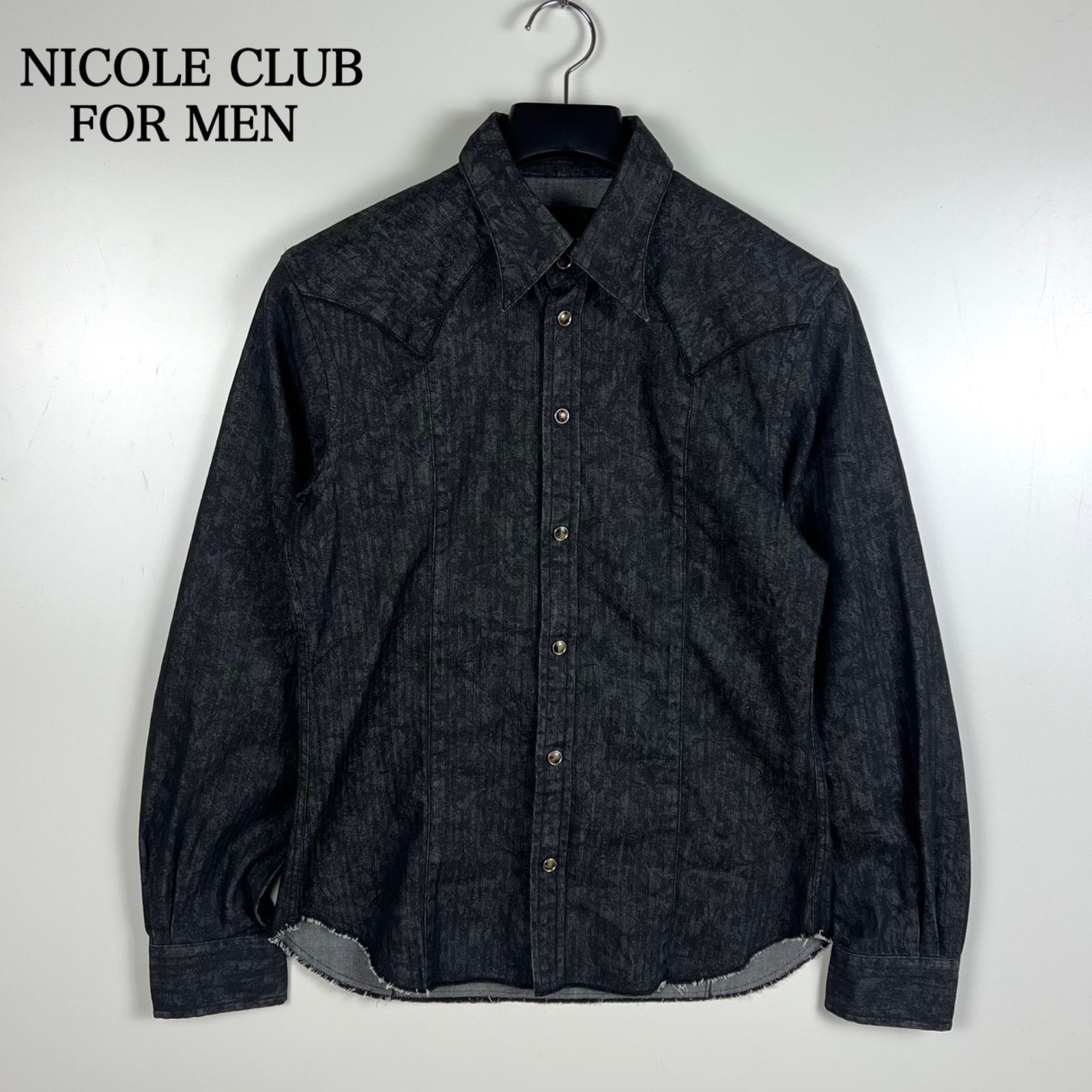 NICOLE CLUB ネオお兄系 平成アーカイブ y2k グレー フレアデニム