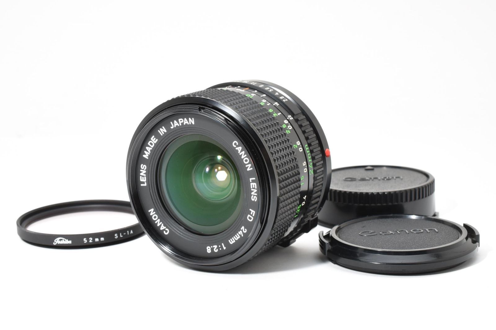 6216 【美品】 Canon New Fd 24mm F2.8 Prime Lens 動作確認済