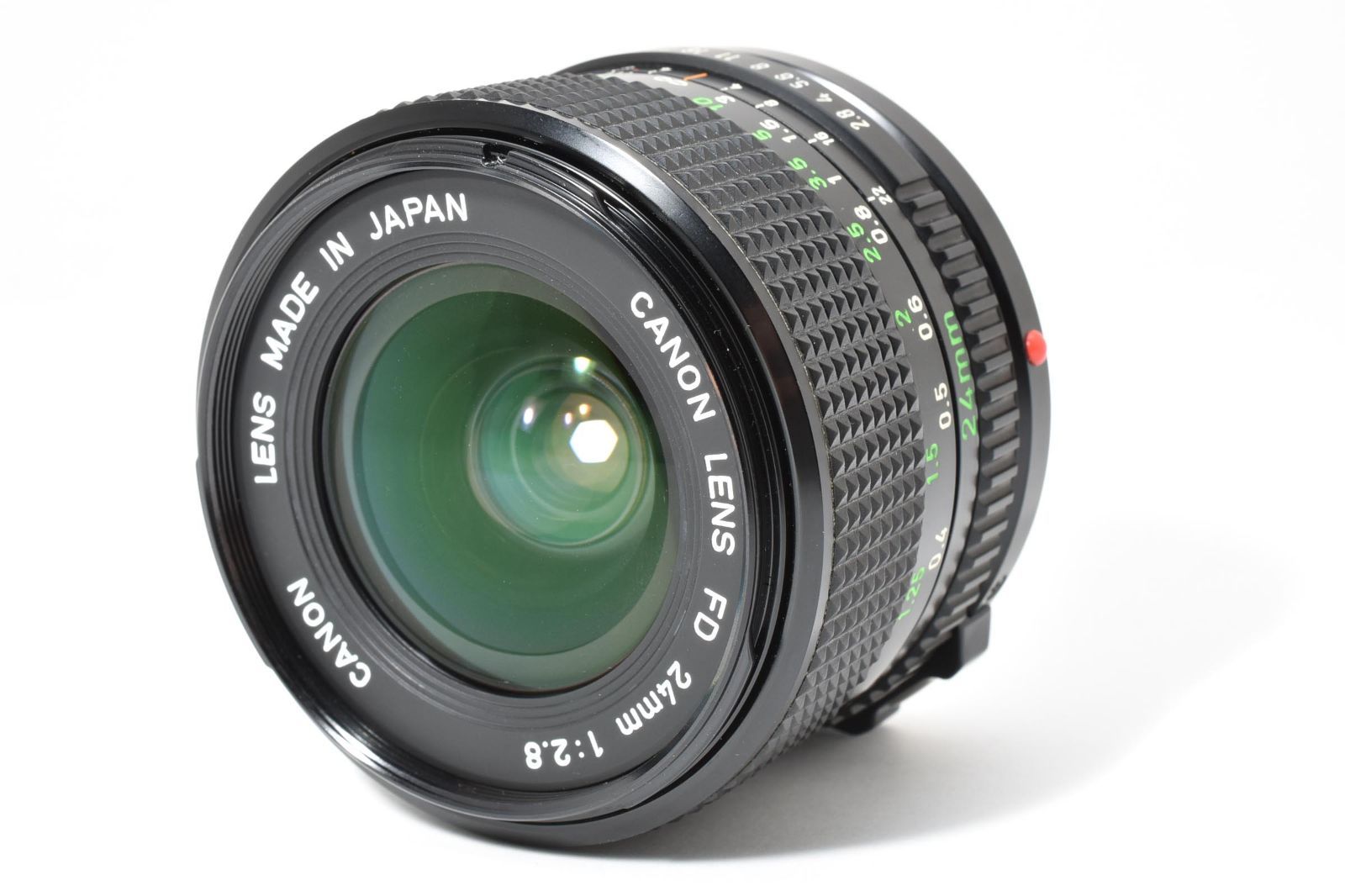 6216 【美品】 Canon New Fd 24mm F2.8 Prime Lens 動作確認済