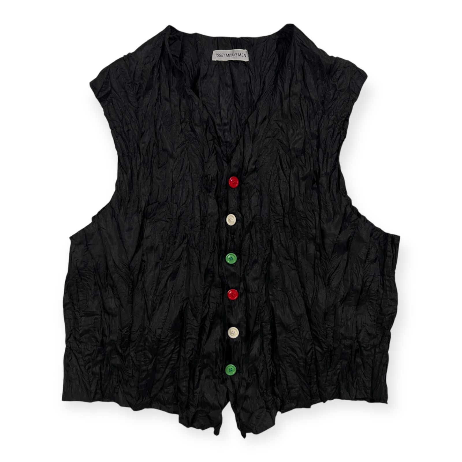 希少 レア ISSEY MIYAKE MEN イッセイミヤケ メン シワ加工 カラフル