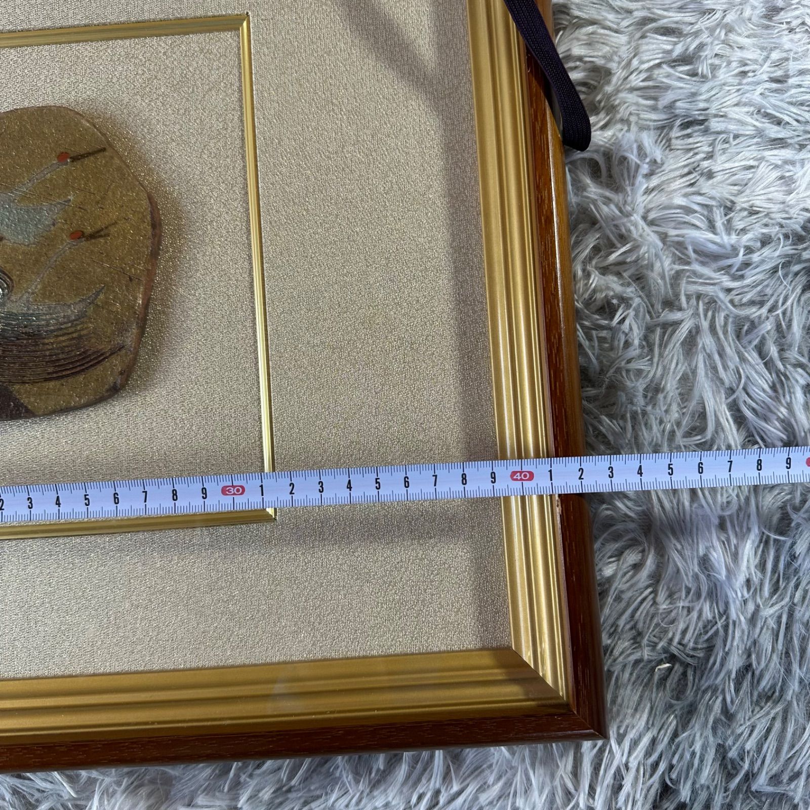 九谷焼 陶額 ガラス付 置物 額飾り 陶板 陶板画 アートパネル 九谷焼