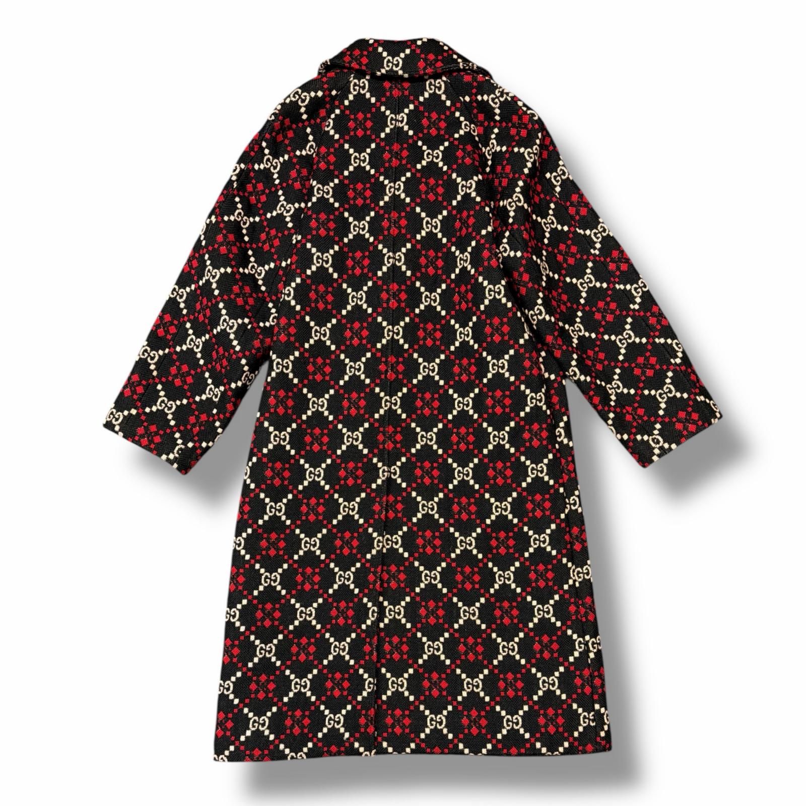 国内正規 GUCCI GG Diamond Double Chester Caot GGダイヤモンドダブル