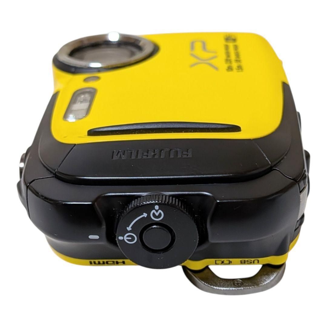 美品】FUJIFILM FinePix XP70 防水デジタルカメラ イエロー - メルカリ