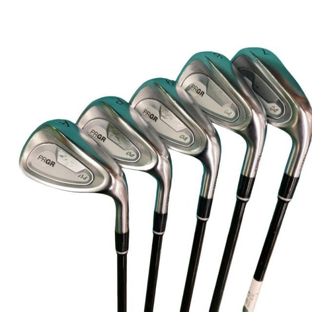  プロギア PRGR 04(2024) 5S アイアンセット IR MCI BLACK FOR PRGR (フレックスR) メンズ 男性用 右利き 右用 Cランク ゴルフクラブ