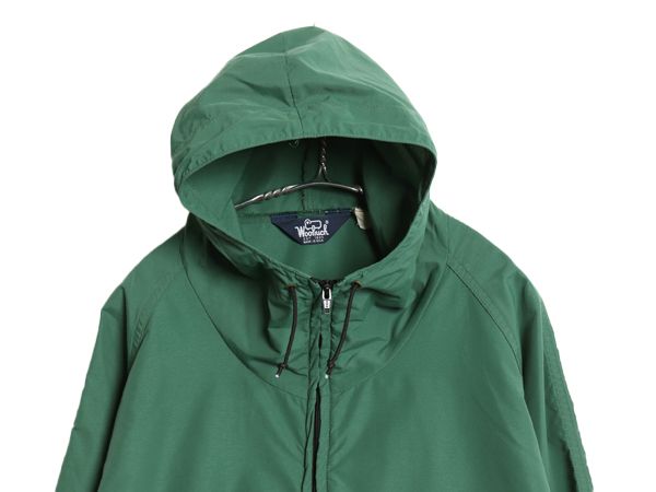80s USA製 ウールリッチ ナイロン アノラック パーカー ジャケット