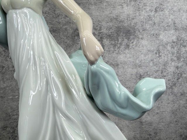 リヤドロ フィギュリン 【中古】LLADRO 夏のセレナーデ 約23×14×32cm