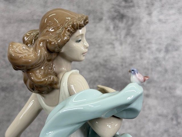 リヤドロ フィギュリン 【中古】LLADRO 夏のセレナーデ 約23×14×32cm