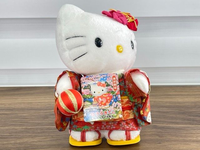 ハローキティ ご当地 ぬいぐるみ 金沢限定 【中古】美品 タグ付き