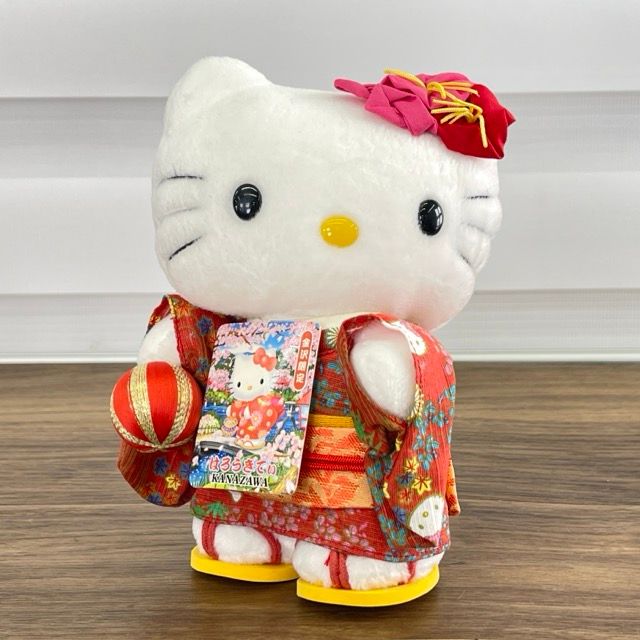 ハローキティ ご当地 ぬいぐるみ 金沢限定 【中古】美品 タグ付き