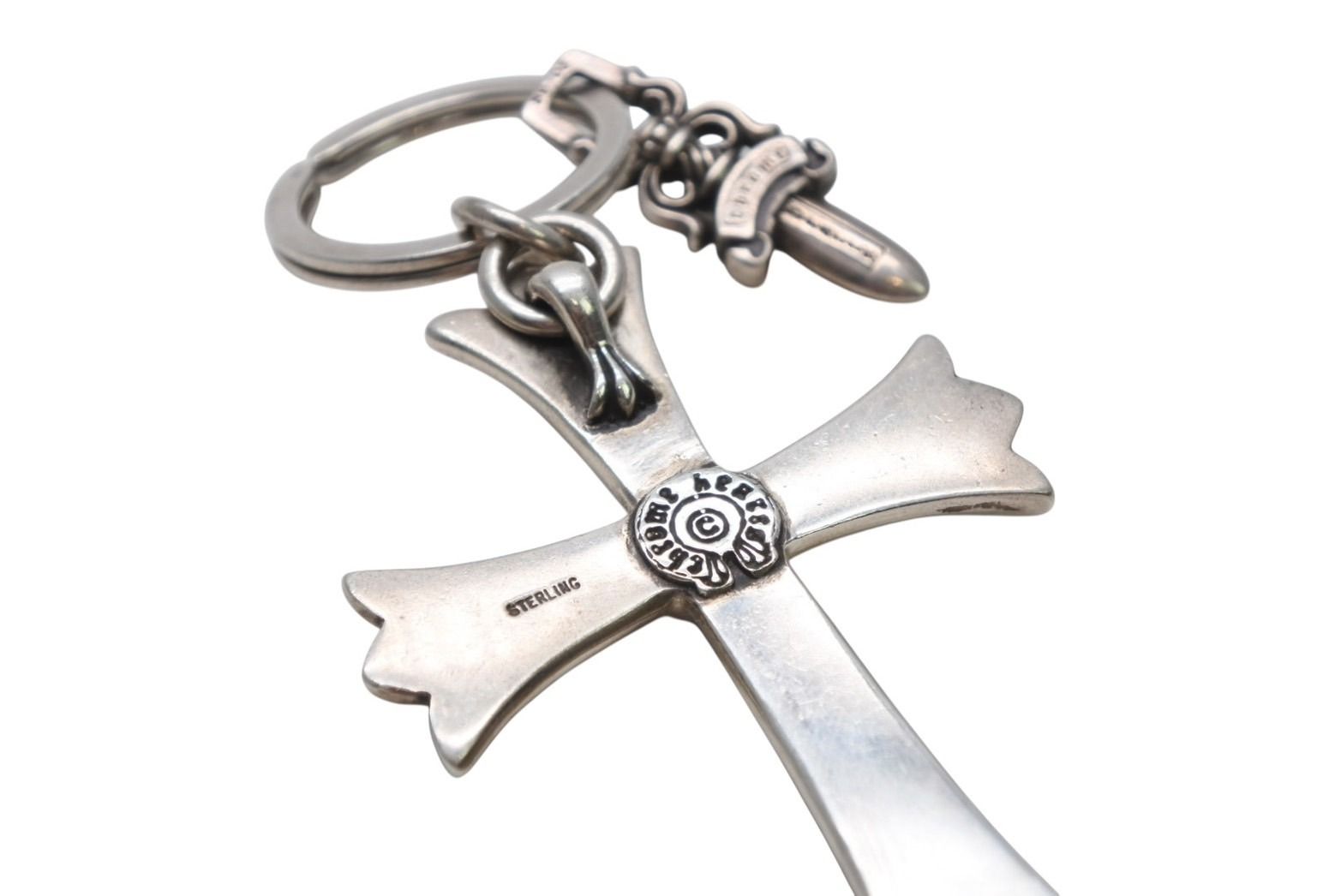 極美品 CHROME HEARTS クロムハーツ CH CRS LG & No5 DGGR ラージ