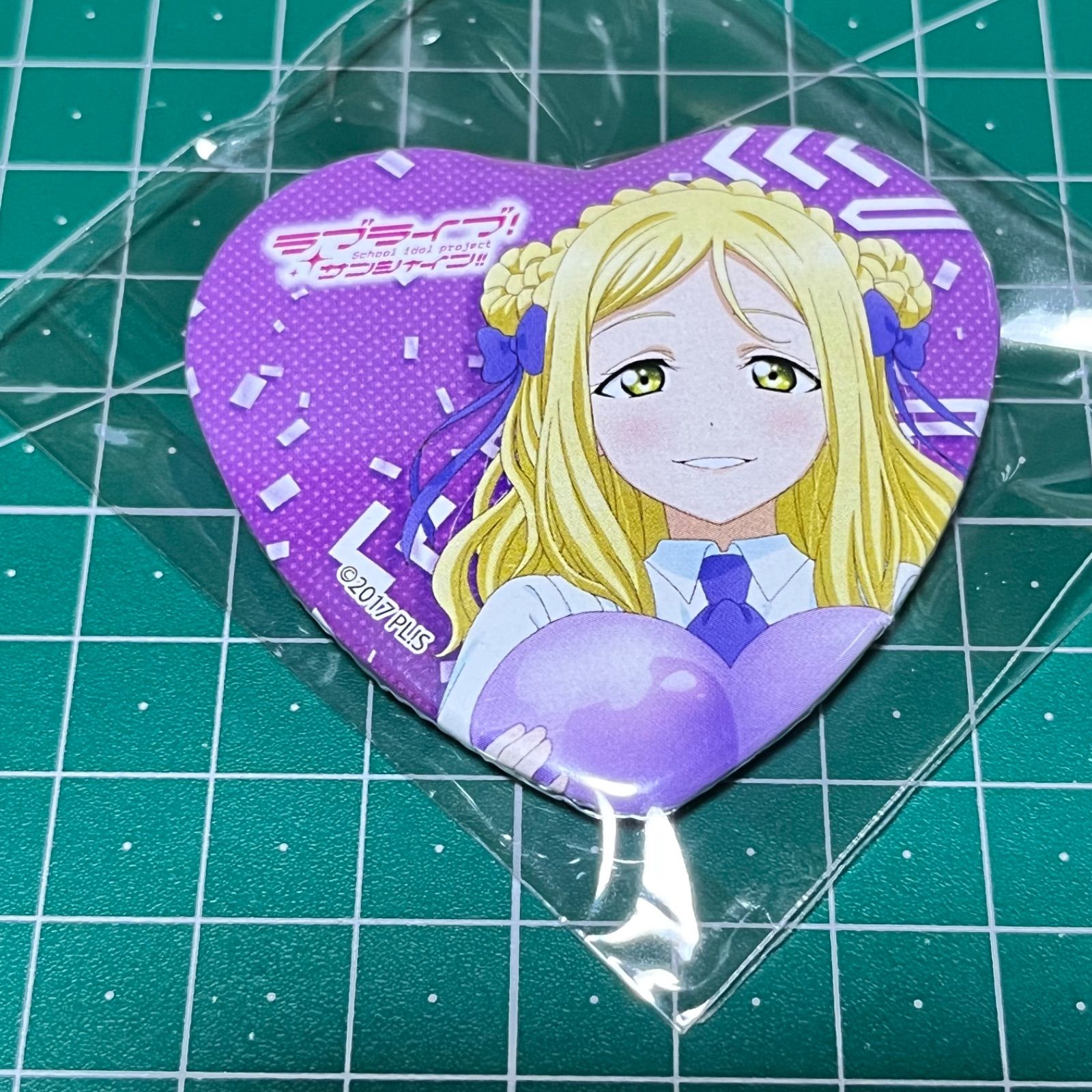 ラブライブ 小原鞠莉 ハート 缶バッジ - メルカリ
