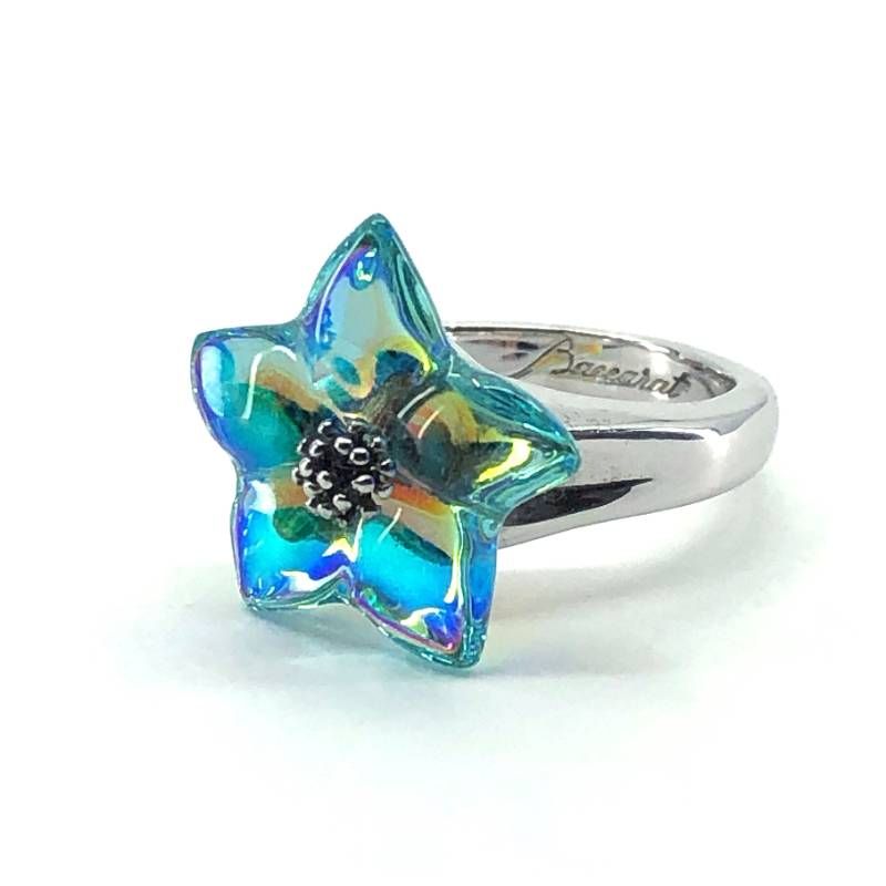 美品】Baccarat バカラ／ブロッサム スター カクテル リング 指輪