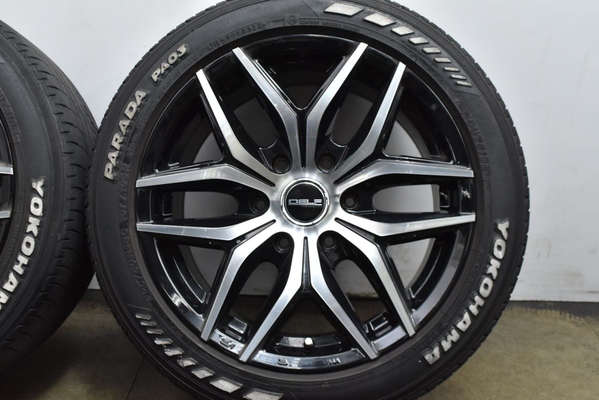 200 ハイエース等に】FLEX DELF 01 18in 8J+38 PCD139.7 ヨコハマ