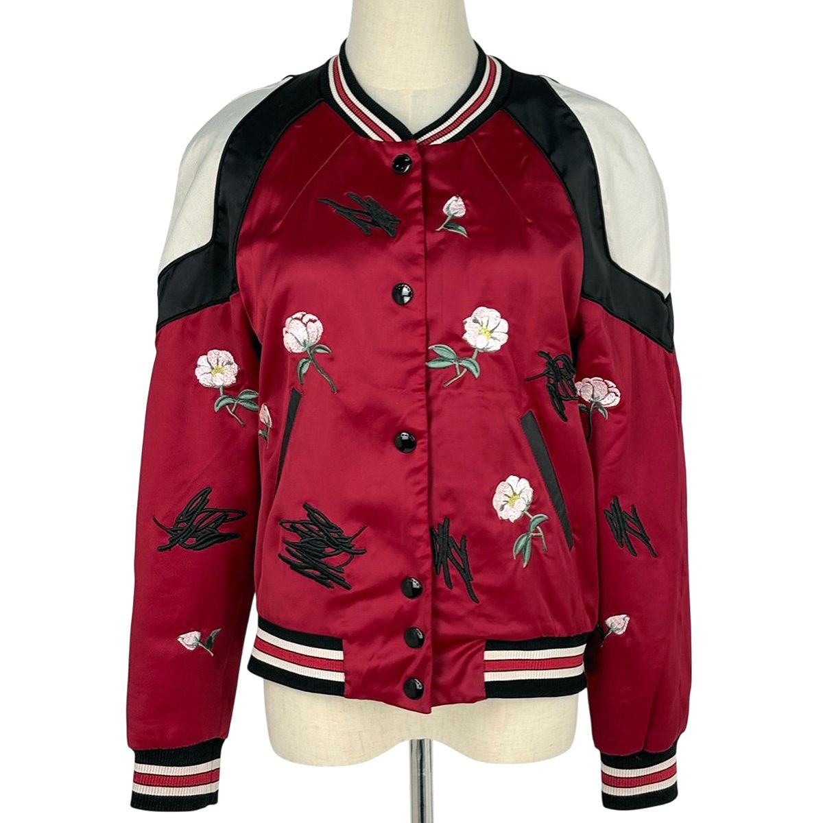 コーチ COACH スカジャン 花柄 刺繍 ボブキャット アウター その他