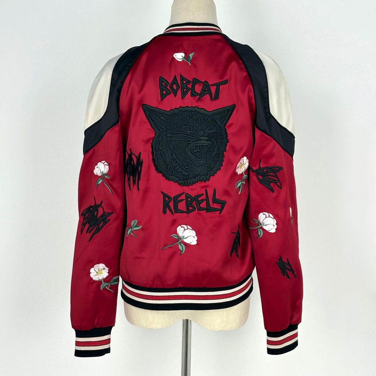 コーチ COACH スカジャン 花柄 刺繍 ボブキャット アウター その他