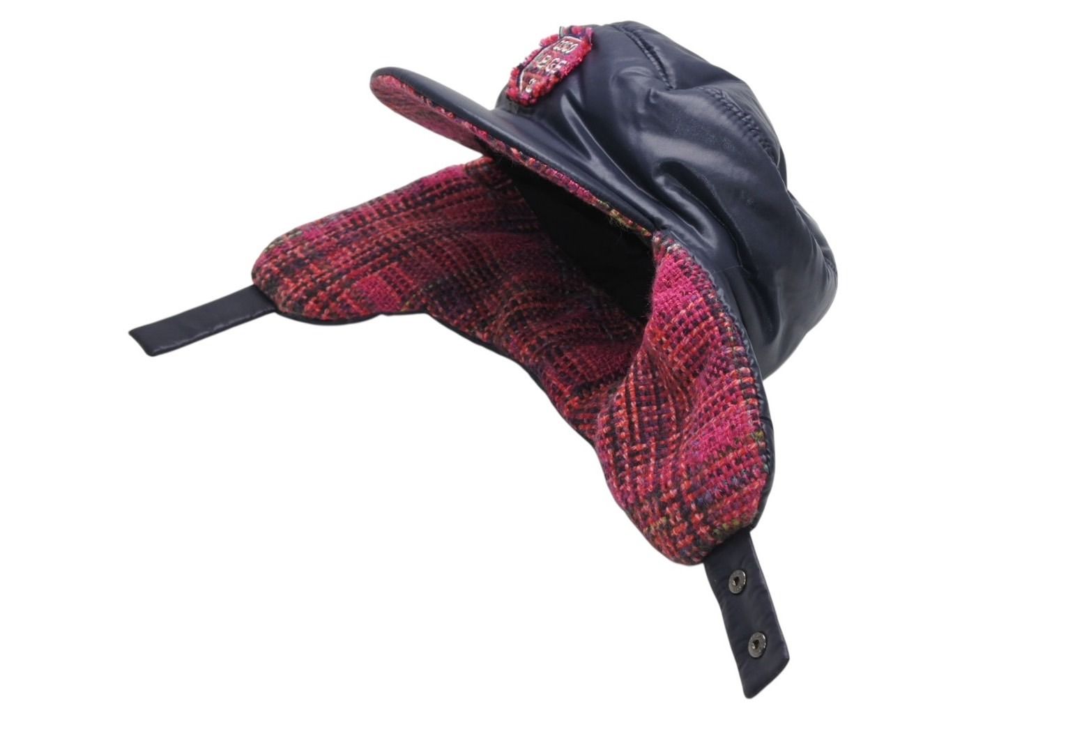 新品未使用 CHANEL シャネル 2018 COCO NEEIGE WOOL TWEED LINED 帽子