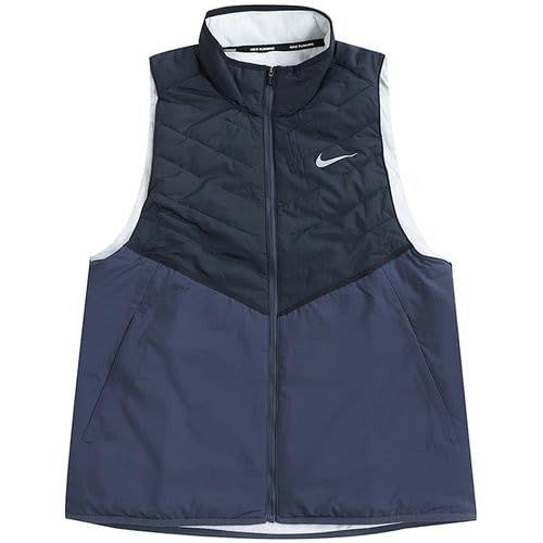 お買い得，限定SALE [ナイキ] Therma-FIT レペル メンズ シンセティックフィル ランニングベスト メンズ L (身長176-185㎝) アウター 国内正規品 DD5648-475 ネイビー その他