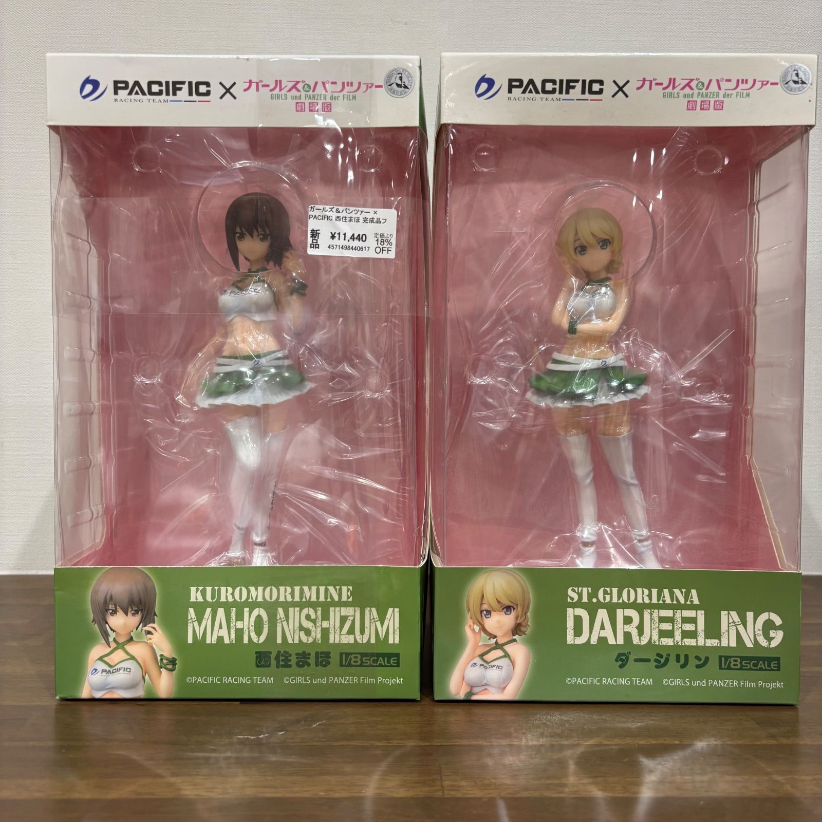 新品 ガールズ＆パンツァー 西住まほ ダージリン フィギュア 2個セット 