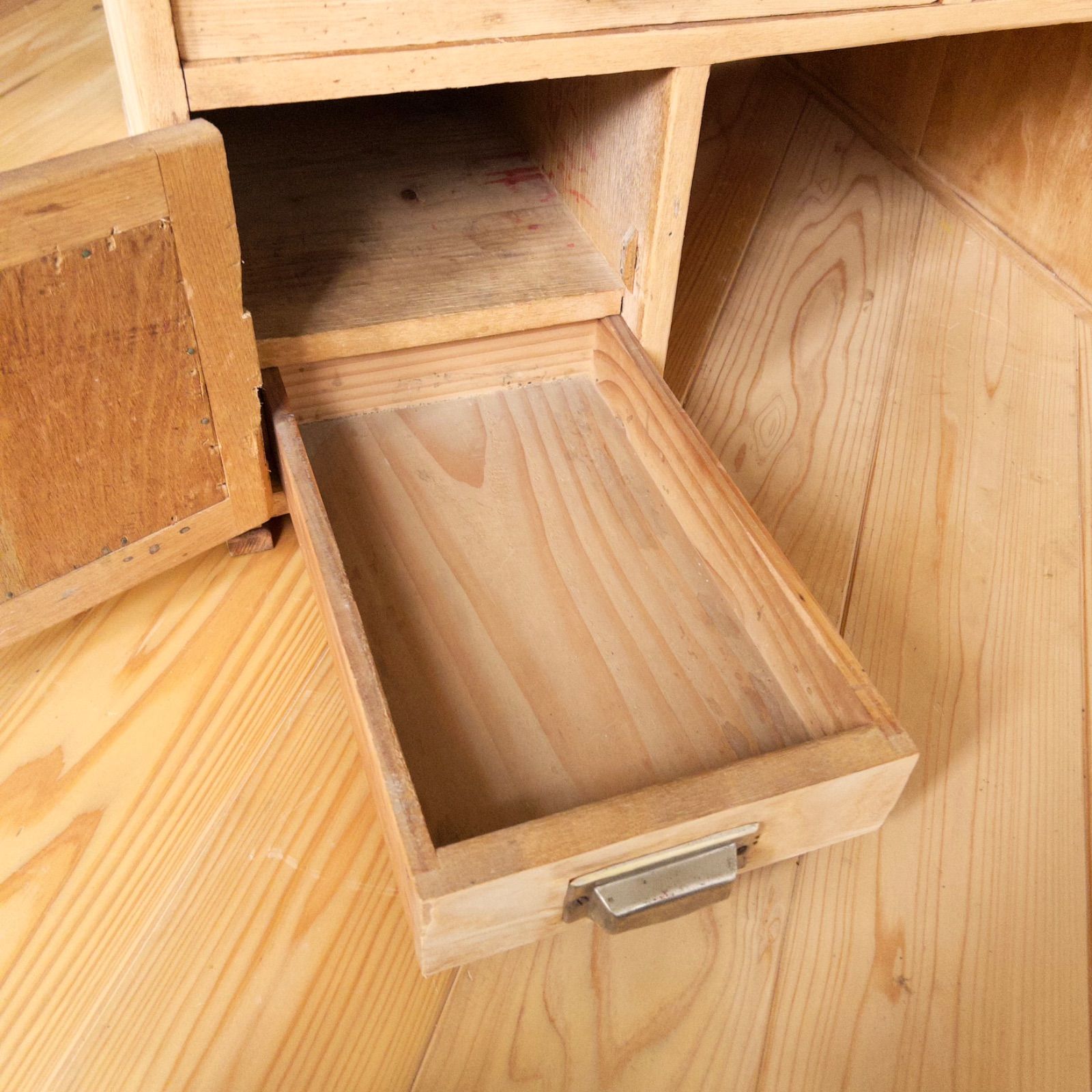 剥離家具 無垢材 ローデスク M025 古道具 古家具 アンティーク