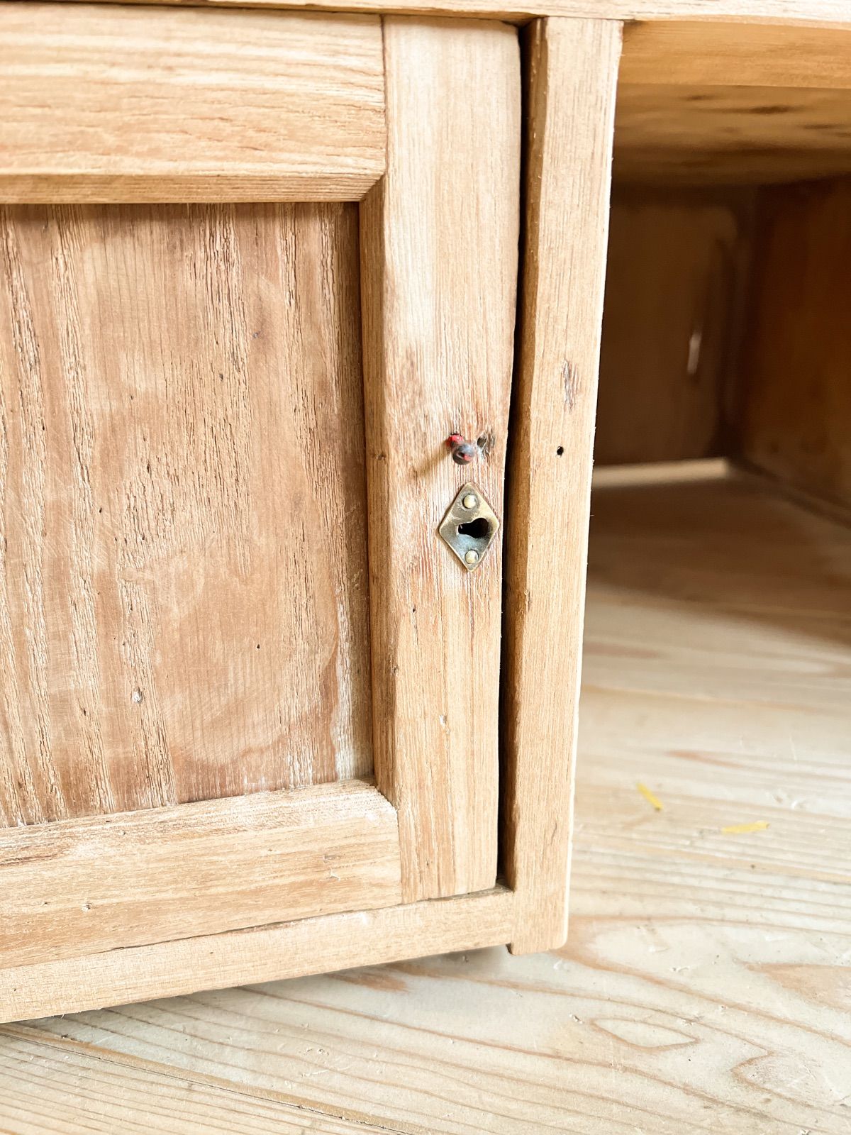 剥離家具 無垢材 ローデスク M025 古道具 古家具 アンティーク