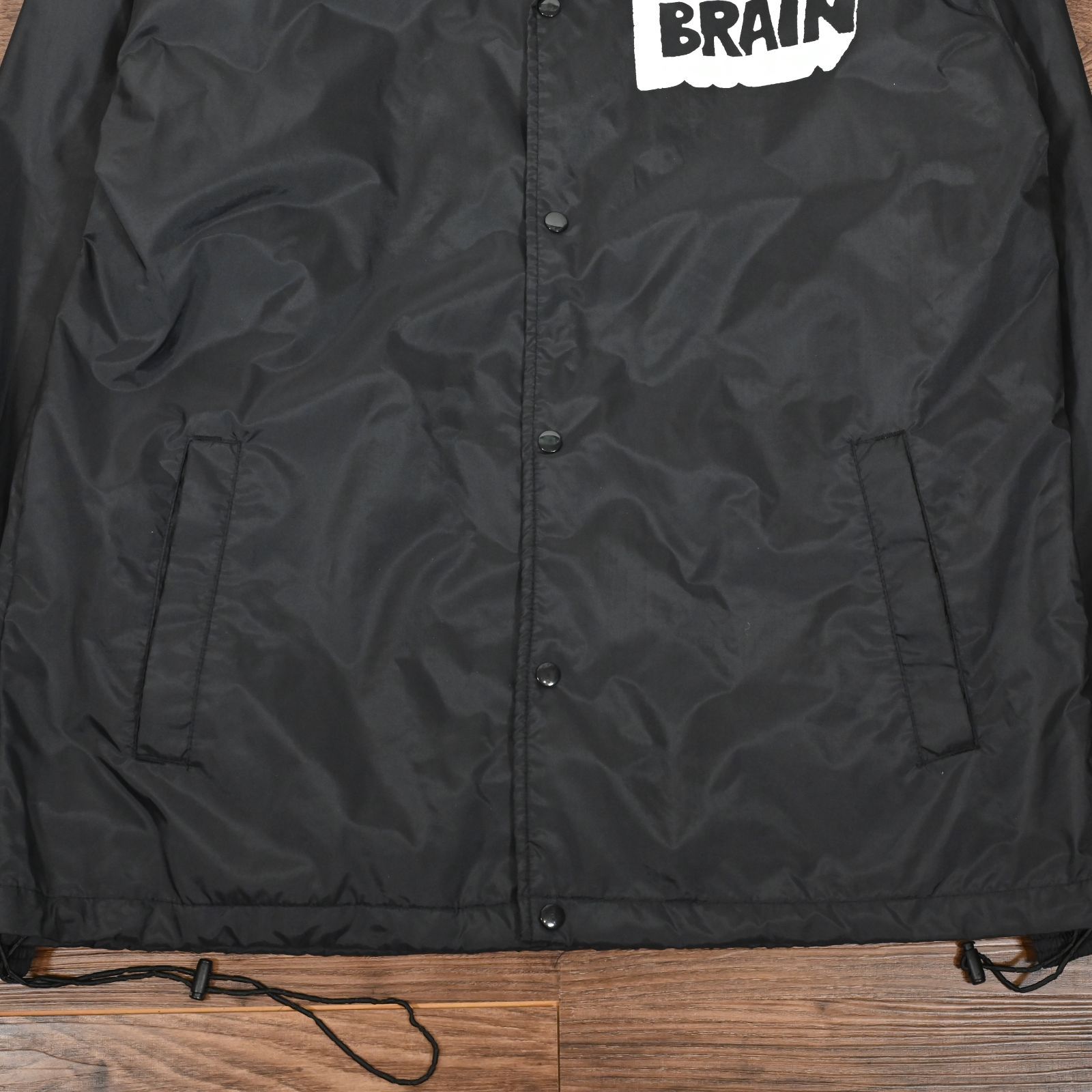 BLACK BRAIN ブラックブレイン ナイロン コーチジャケット ブラック 