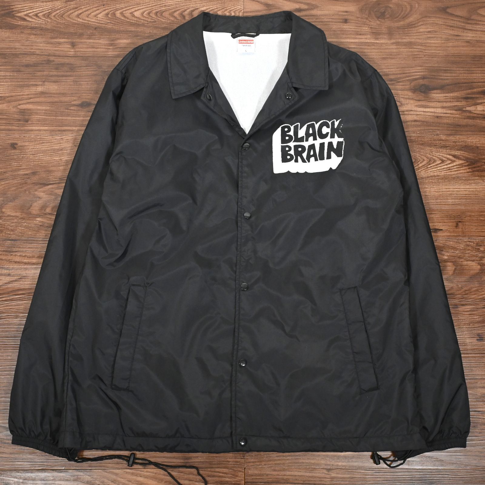 BLACK BRAIN ブラックブレイン ナイロン コーチジャケット ブラック 