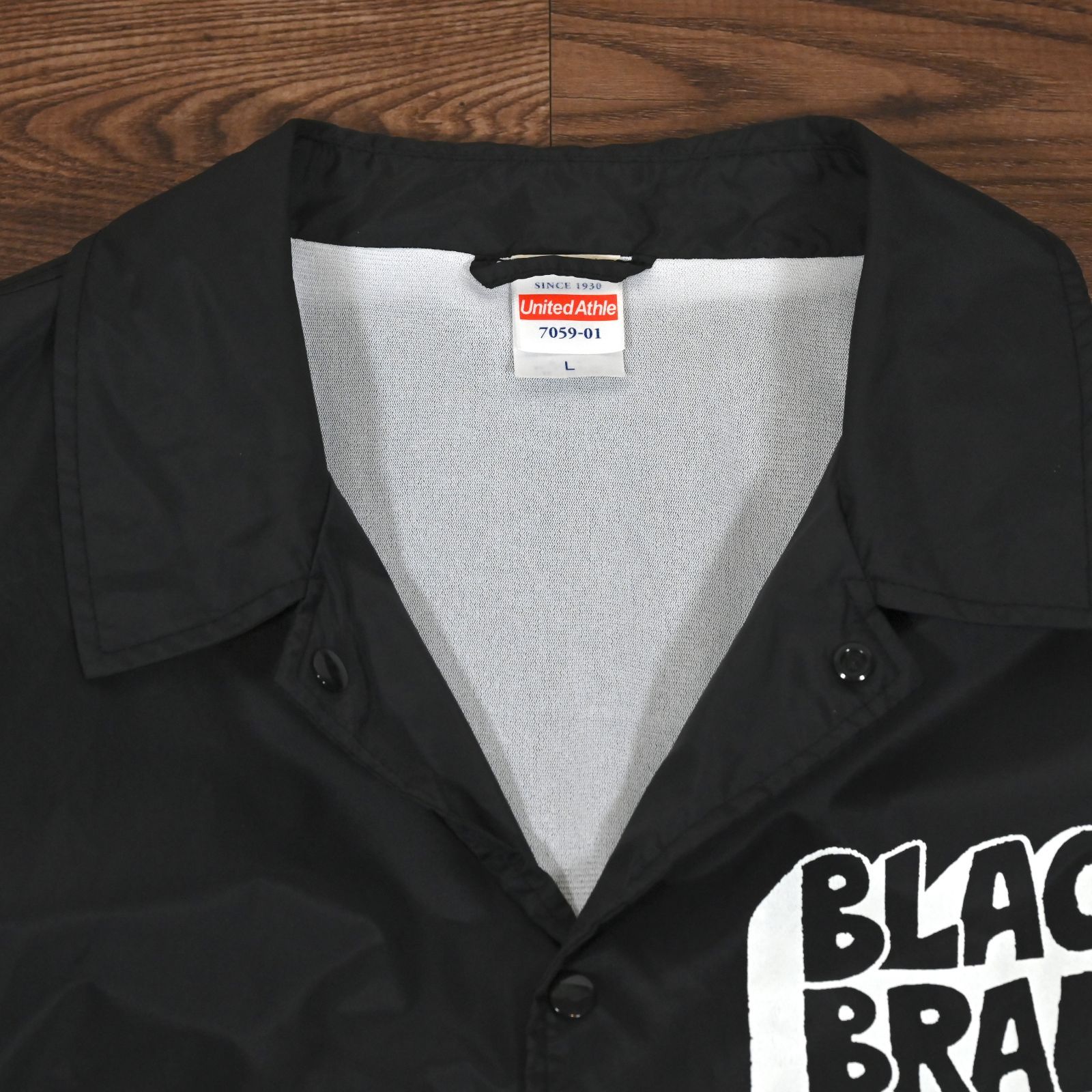 BLACK BRAIN ブラックブレイン ナイロン コーチジャケット ブラック 