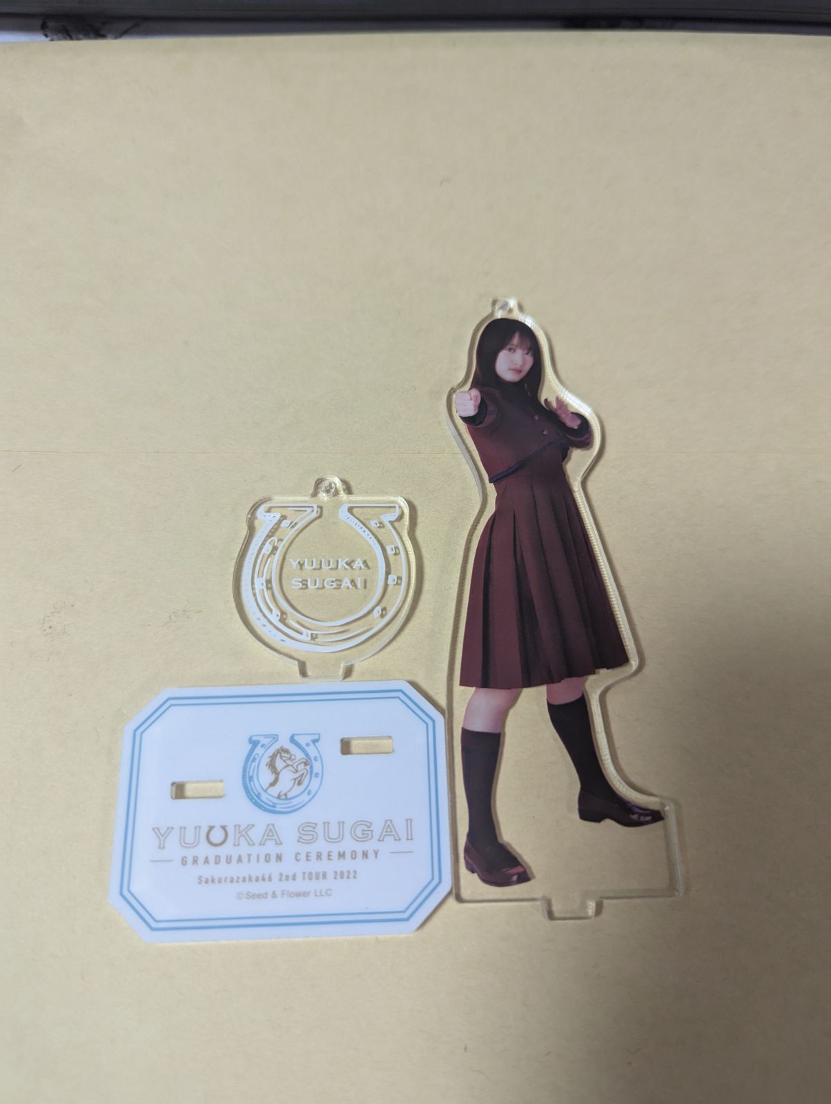 菅井友香 アクリルスタンド 不協和音 紅白 卒業 欅坂46 No.37 - メルカリ