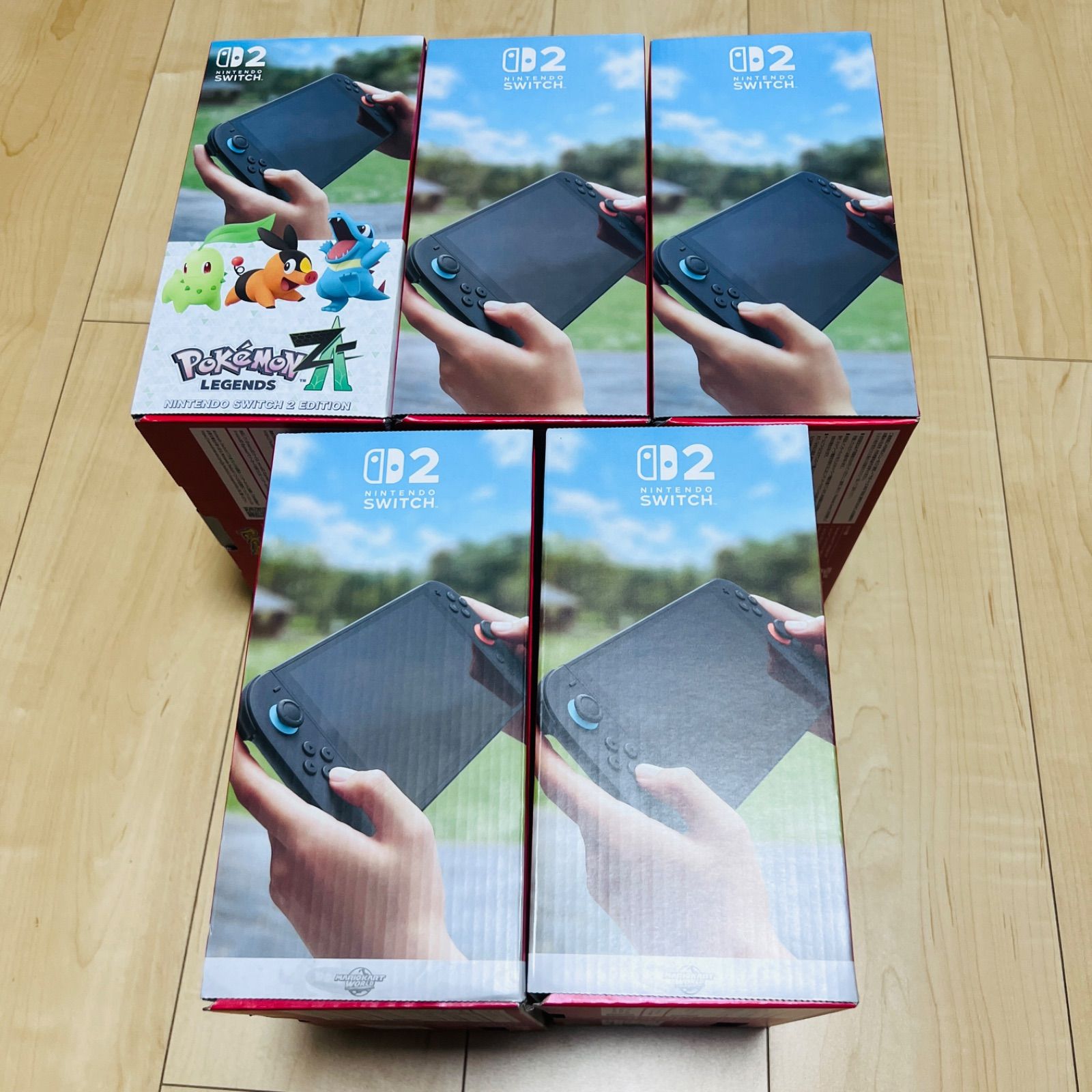 箱のみ】Nintendo Switch 2 通常＆ポケモンレジェンズZ-A＆マリオ