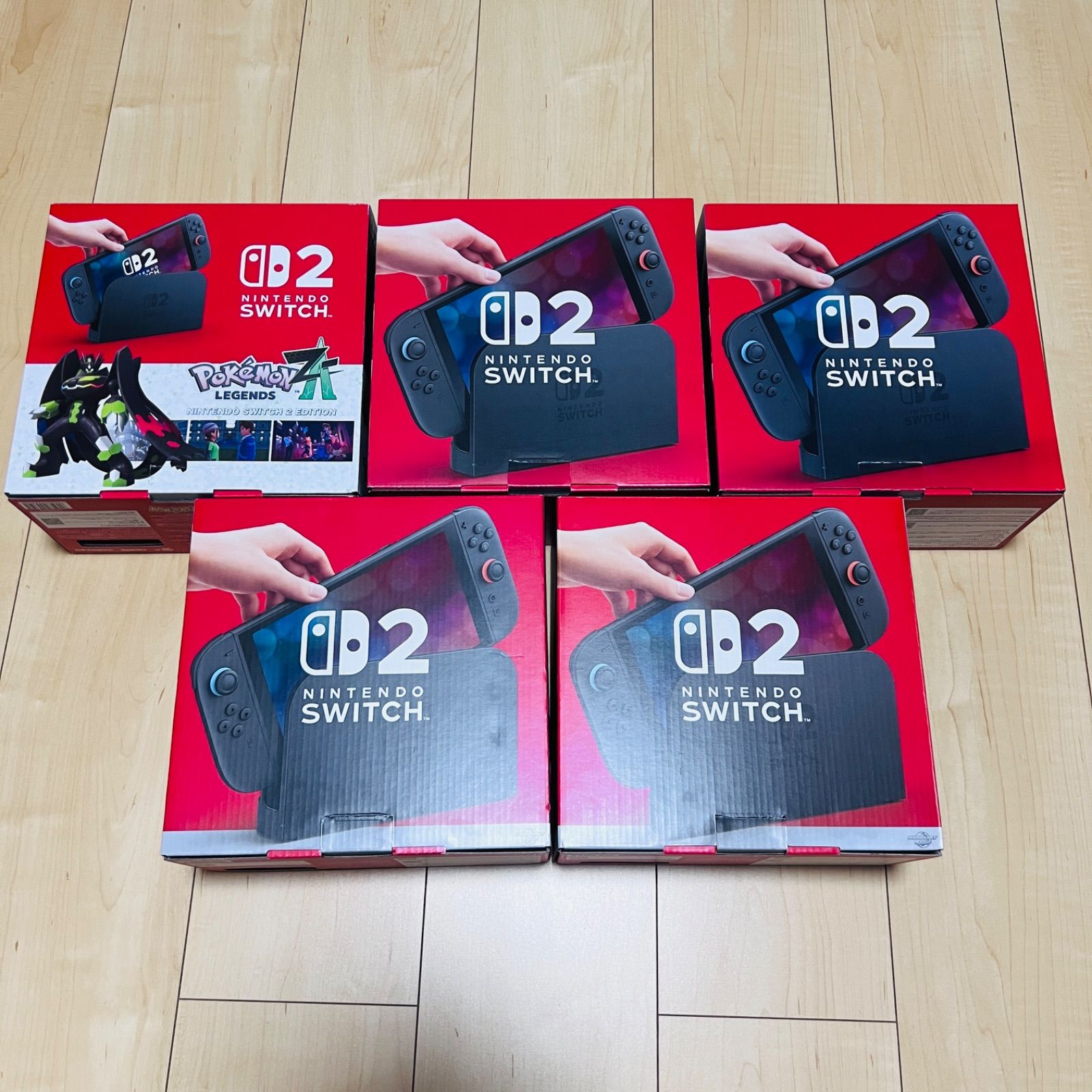 箱のみ】Nintendo Switch 2 通常＆ポケモンレジェンズZ-A＆マリオ