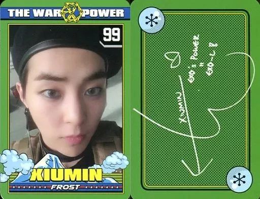 中古】コレクションカード(男性) EXO/XIUMIN(シウミン)/顔アップ・帽子