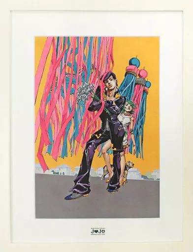 中古】原画イラストボード 付属品付)『ジョジョの奇妙な冒険 Part4