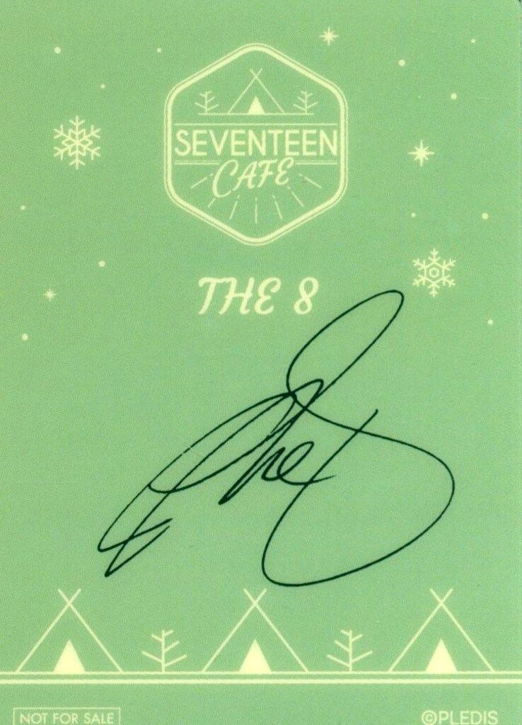 SEVENTEEN THE8 CAFE2022 winter camping 入場特典 - メルカリ