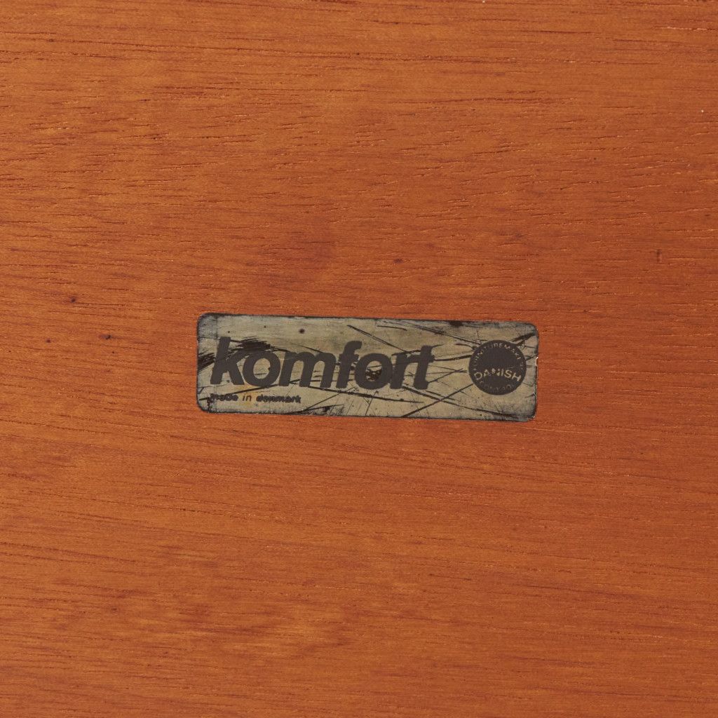 デンマーク Komfort コーヒーテーブル 北欧 ヴィンテージ 木製 チーク 