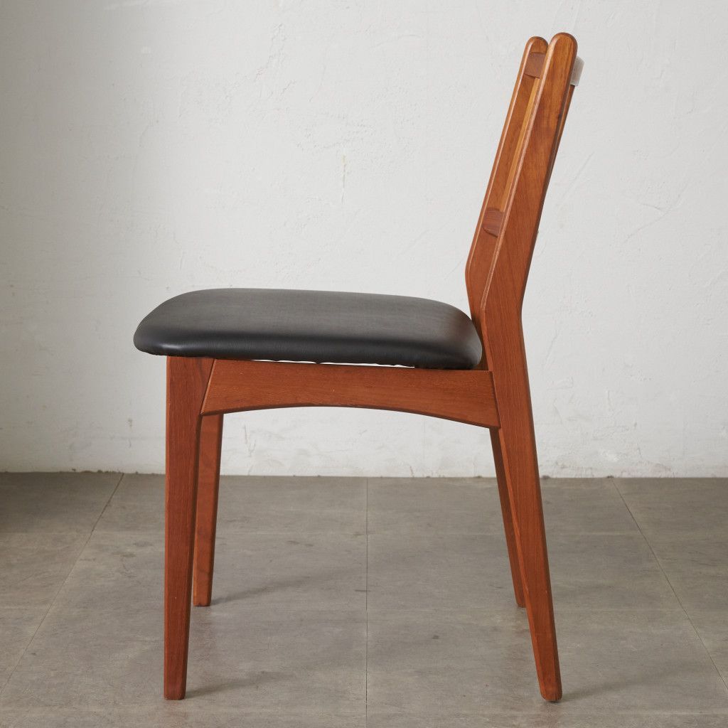 張替済 デンマーク ヴィンテージ ダイニングチェア 椅子 チーク 無垢材