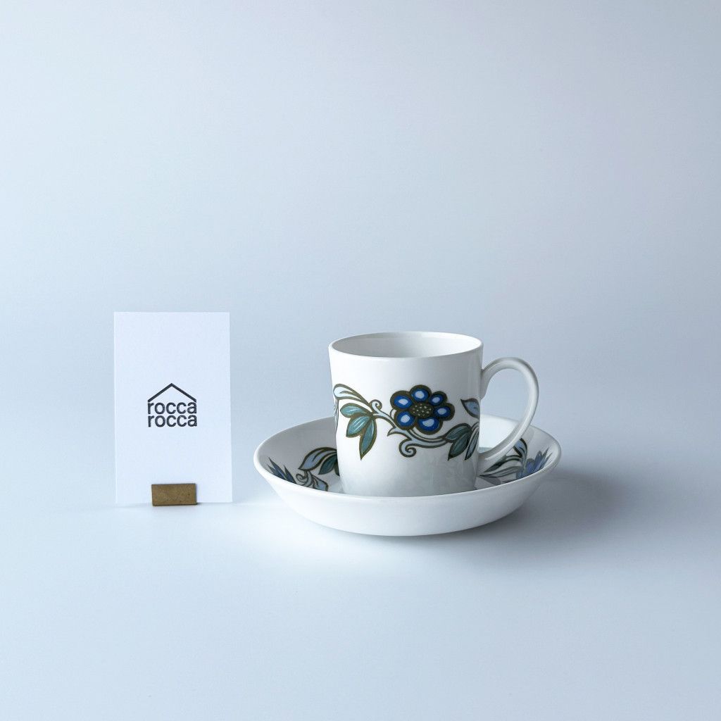 Susie Cooper アールヌーボー ブルー カップ＆ソーサー 英国