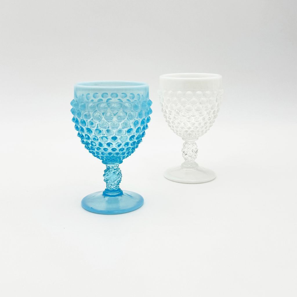 FENTON フェントン BLUE OPALESCENT HOBNAIL ホブネイル ART GLASS