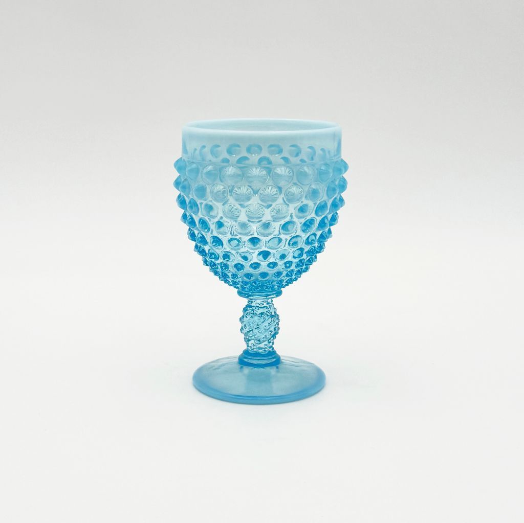 FENTON フェントン BLUE OPALESCENT HOBNAIL ホブネイル ART GLASS