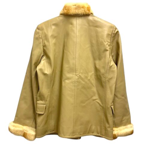 バルマン BALMAIN ジャケット レザージャケット シープスキン ファー