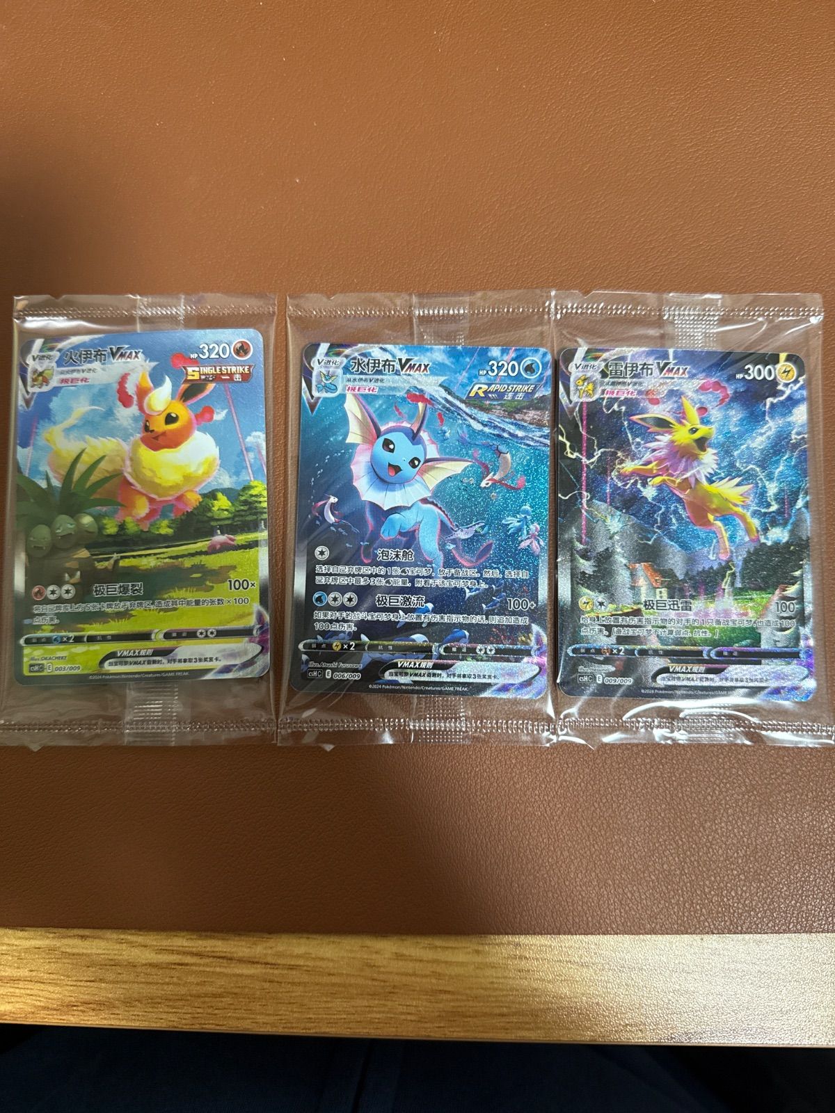 ポケモン 夏ポケカ 中国語版 ブースター シャワーズ サンダース 夏