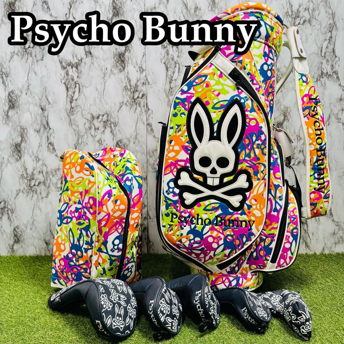 激レア】HC付き 限定モデル サイコバニー カート式 キャディバッグ