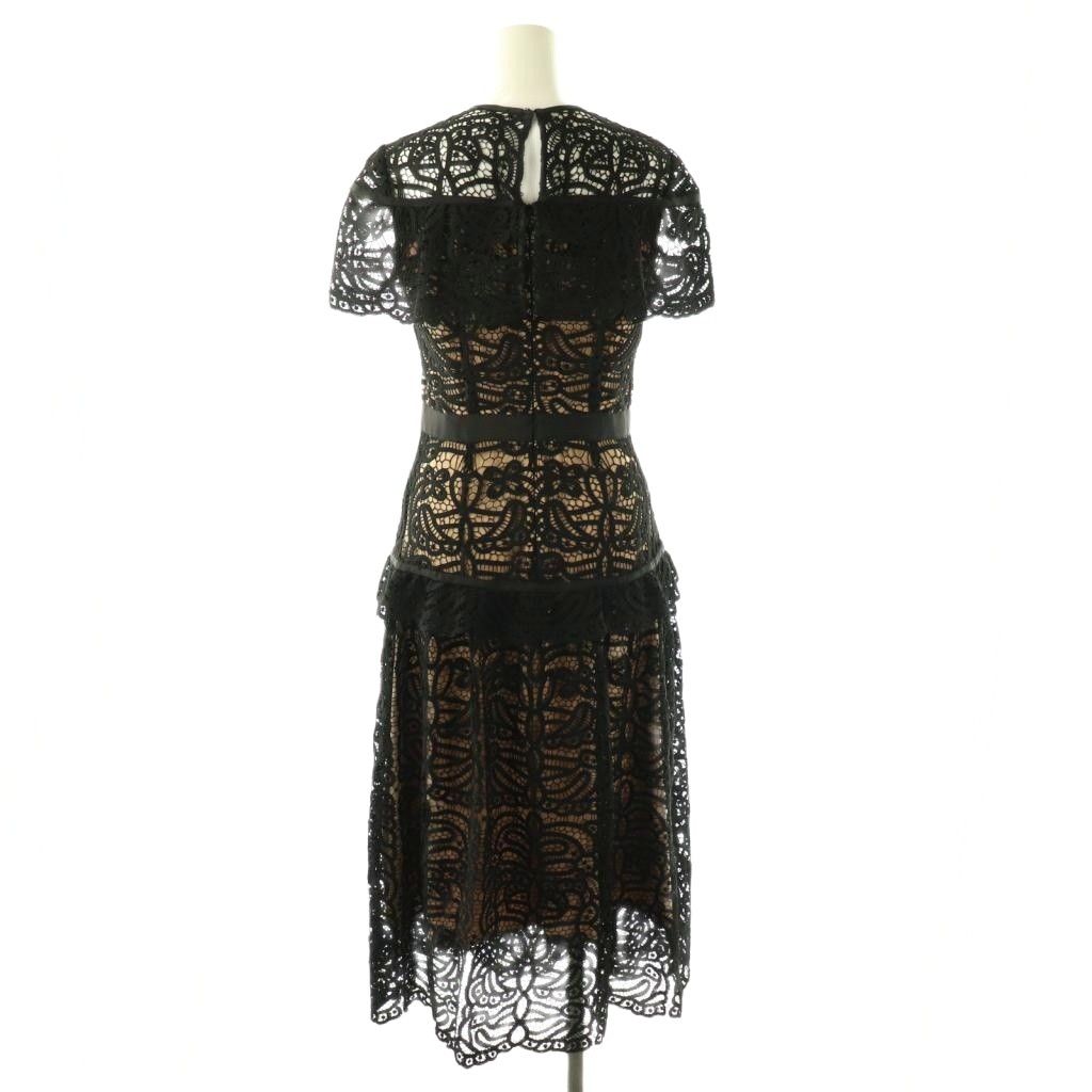 セルフォード CELFORD ケープ風オーナメントレースワンピース 36