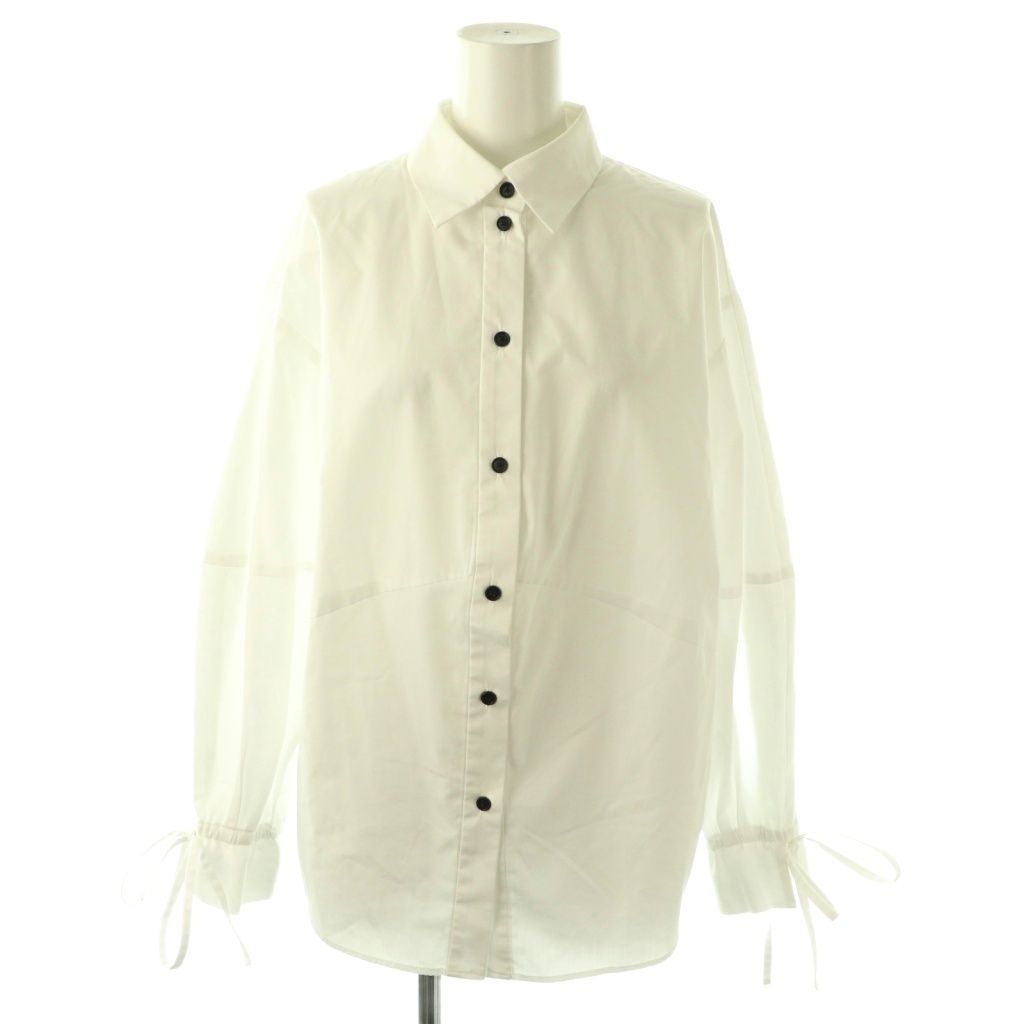 ジプソフィア gypsohila スラッシュブラウス シャツ F ホワイト /DF